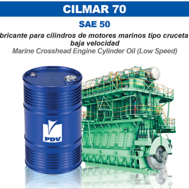 Aceite Climar 70 SAE 50 PDV para sistemas de refrigeración y maquinaria industrial