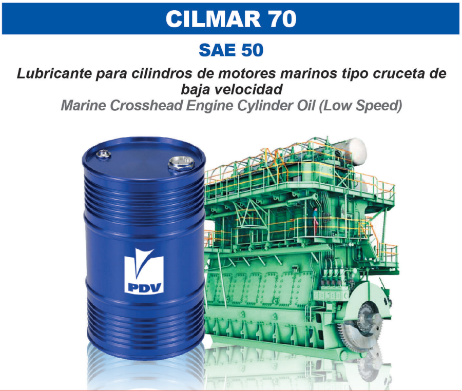 Aceite Climar 70 SAE 50 PDV para sistemas de refrigeración y maquinaria industrial