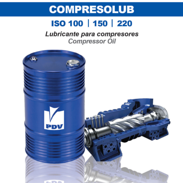 Aceite Compresolub PDV ISO 100 150 220 para compresores de aire industriales