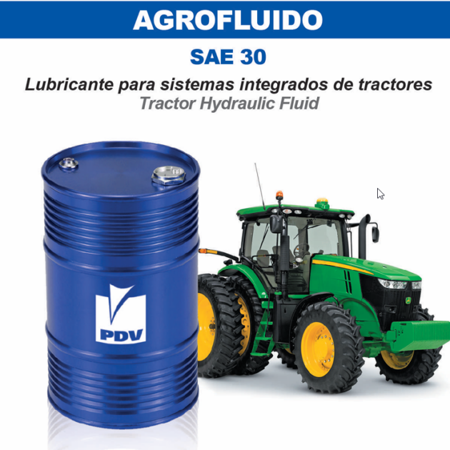 Aceite hidráulico Agrofluido SAE 30 PDV para tractores y maquinaria agrícola