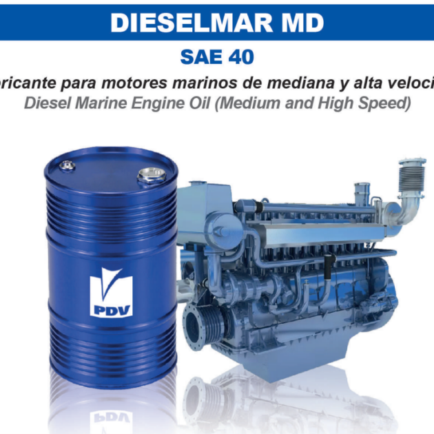 Dieselmar SAE 40 PDV lubricante para motores diésel marinos