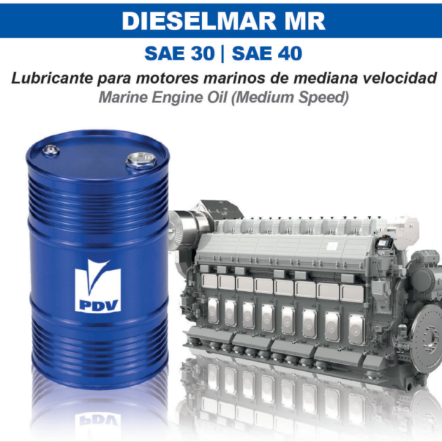 Dieselmar MR SAE 30 SAE 40 PDV para motores diésel marinos