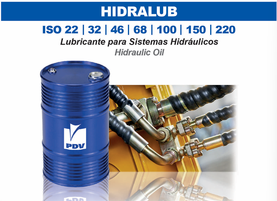 Maquinaria industrial y sistemas hidráulicos de potencia utilizando lubricante Hidralub