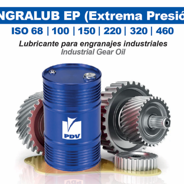 ENGRALUB EP PDV lubricante de extrema presión para engranajes industriales, reductores y sistemas de transmisión sometidos a altas cargas.
