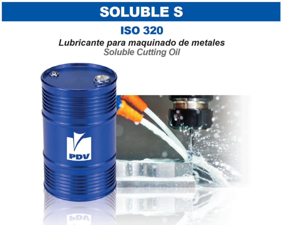 Aceite industrial ISO 320 de PDV para corte y maquinado pesado de metales - Impordiesel